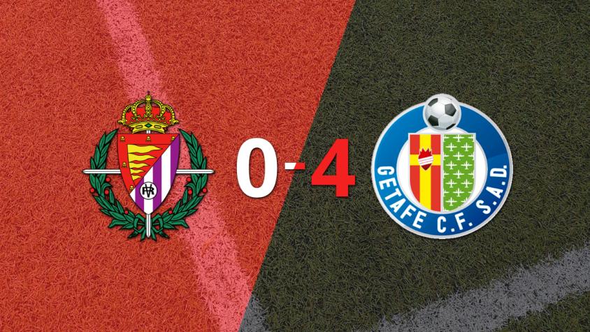 Getafe le pasó por encima a Valladolid con doblete de Ramón Terrats