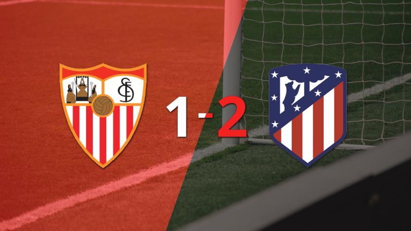 Atlético de Madrid lo dio vuelta ante Sevilla y venció por 2 a 1 con gol agónico