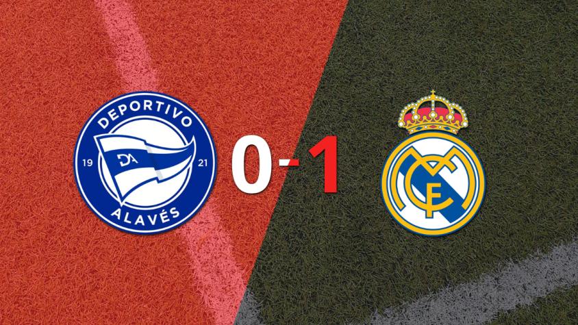 Con gol de Eduardo Camavinga, Real Madrid se impuso 1 a 0 ante Alavés