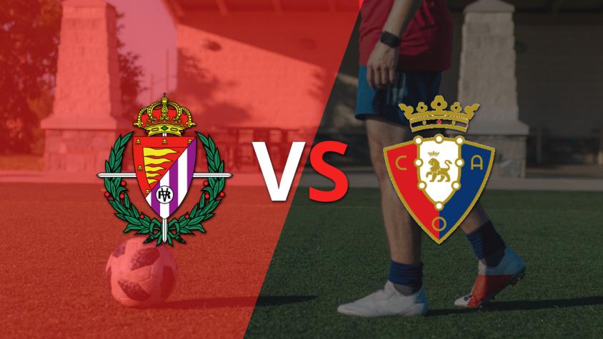 Osasuna se impone 3 a 2 ante Valladolid