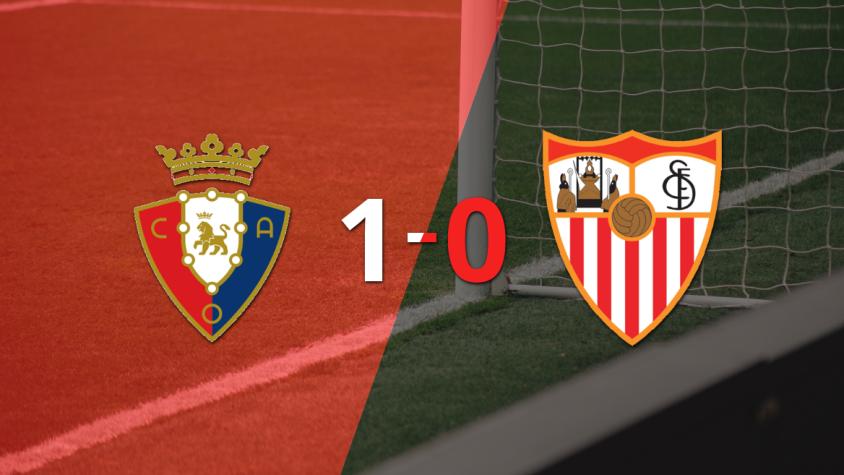Sevilla perdió 1-0 ante Osasuna