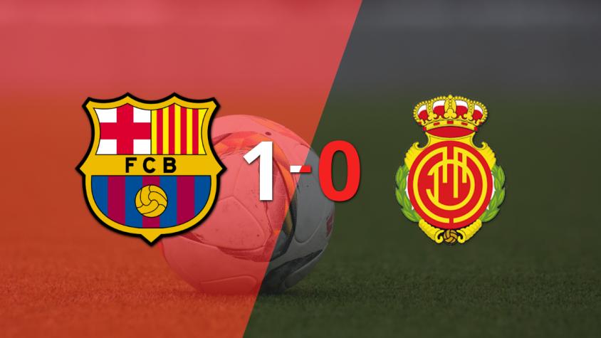Barcelona venció a Mallorca 1 a 0 en el Estadio Olímpico Lluís Companys