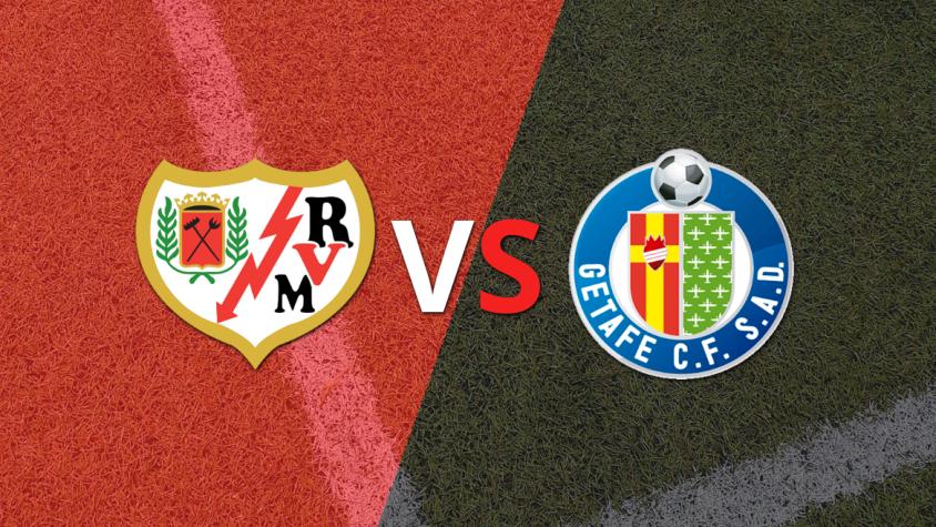 Rayo Vallecano vs Getafe se van al descanso con un marcador 1-0