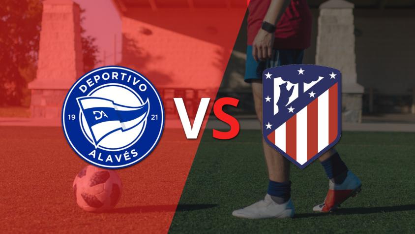 Inicia el segundo tiempo sin goles entre Alavés y Atlético de Madrid