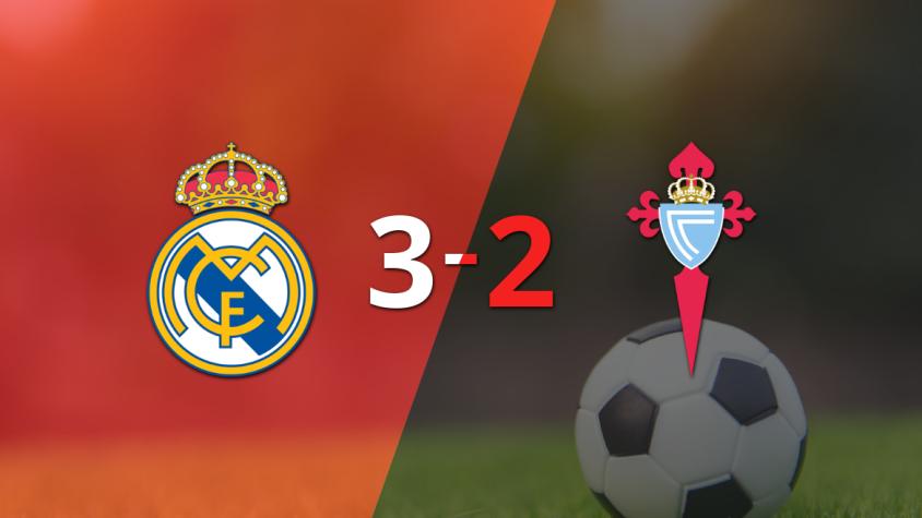 Doblete de Kylian Mbappé guió el triunfo de Real Madrid sobre Celta
