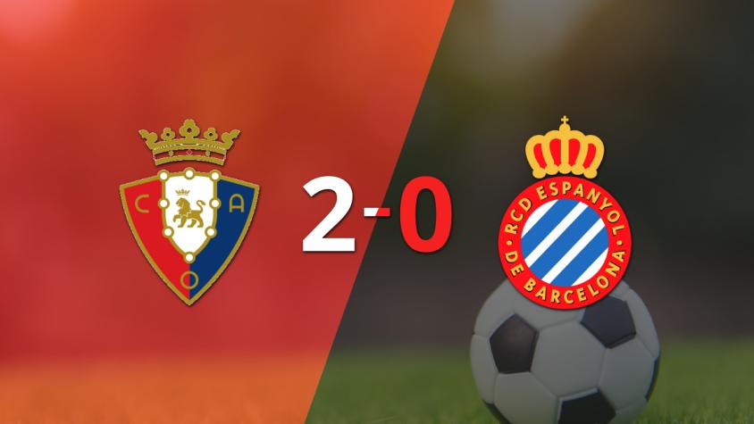 Osasuna marcó dos veces en la victoria ante Espanyol en el estadio el Sadar