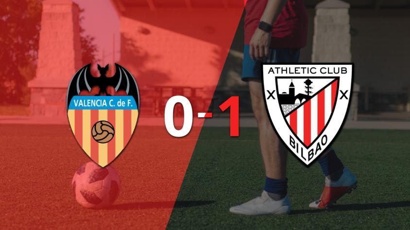 A Athletic Bilbao no le sobró nada, pero venció a Valencia por 1 a 0