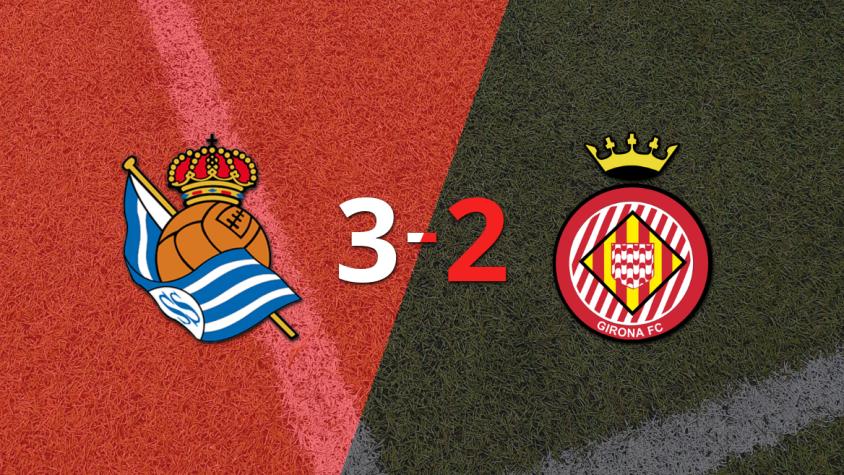 Triunfo agónico 3-2 de Real Sociedad frente a Girona