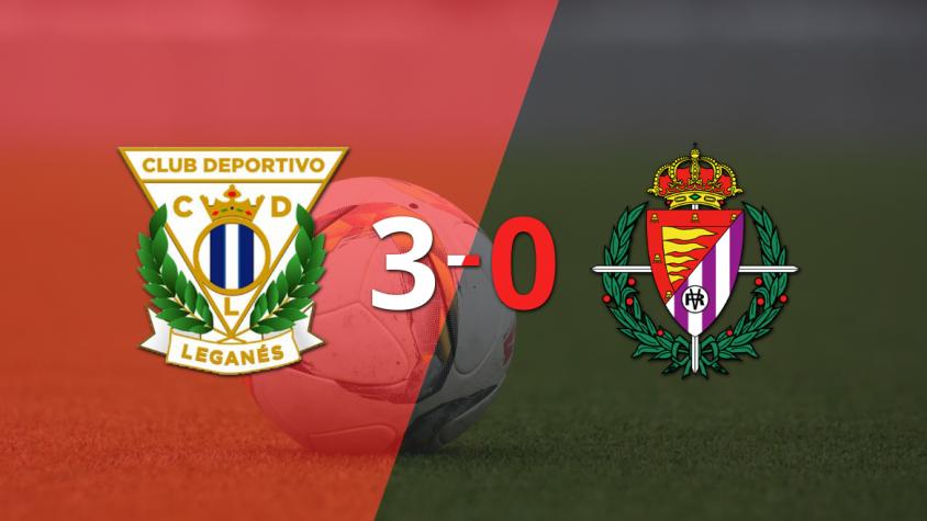 Valladolid fue superado fácilmente y cayó 3-0 contra Leganés
