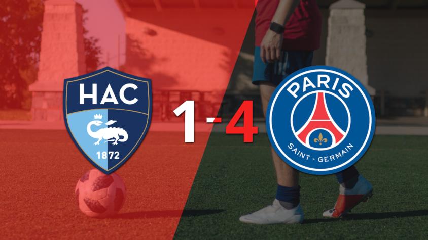 PSG aplastó a Le Havre AC con un 4 a 1