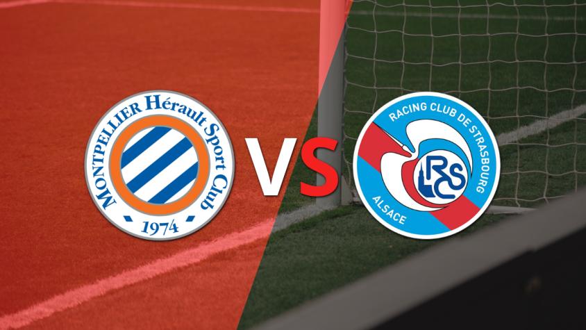 Montpellier y RC Strasbourg empatan en el estadio Stade de la Mosson