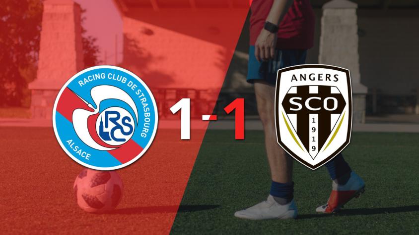 RC Strasbourg y Angers se reparten los puntos y empatan 1-1