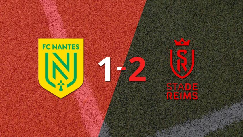 Stade de Reims le dio vuelta el partido a Nantes con un 2-1 y triunfo agónico