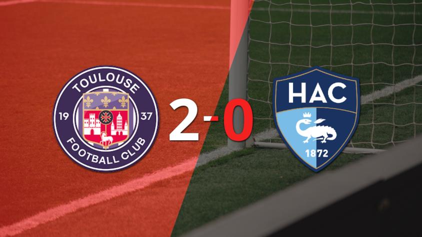 Toulouse celebró una victoria 2-0 sobre Le Havre AC