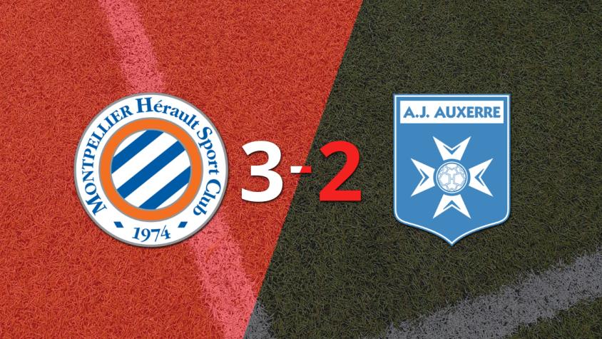 Akor Adams anota doblete en la victoria por 3 a 2 de Montpellier sobre Auxerre