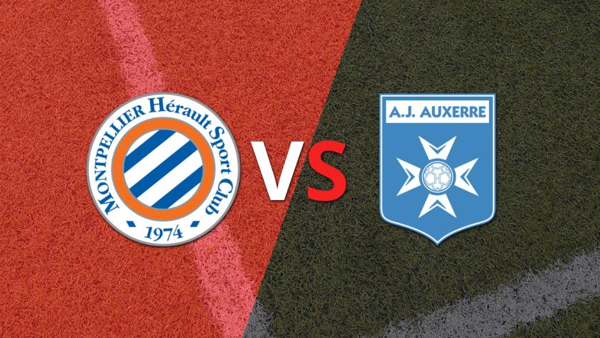 Montpellier se adelantó en el marcador y ahora vence por 3-2 a Auxerre