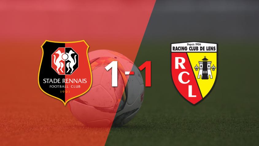 Mbala Nzola rescata a Lens con un gol agónico ante Stade Rennes