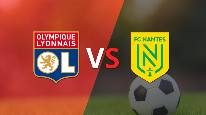 En Groupama Stadium, Olympique Lyon le gana 1 a 0 a Nantes