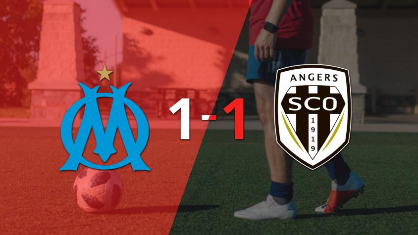 Olympique de Marsella y Angers se reparten los puntos y empatan 1-1