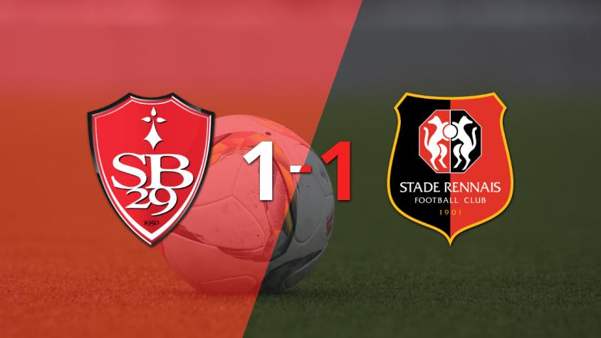 Jota rescata a Stade Rennes con un gol agónico ante Stade Brestois