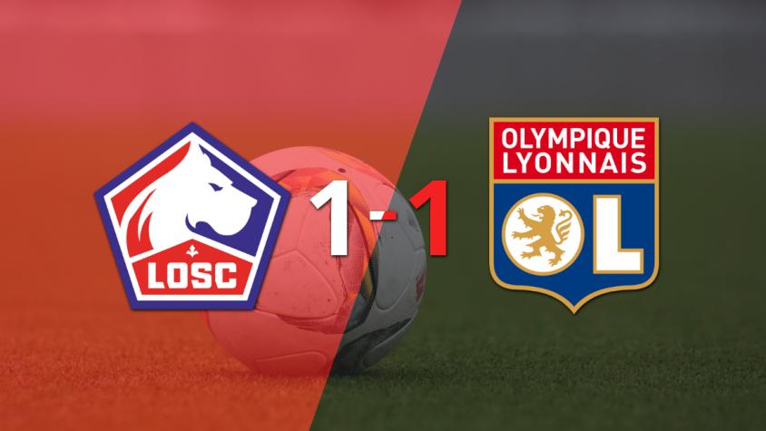 Malick Fofana rescata a Olympique Lyon con un gol agónico ante Lille