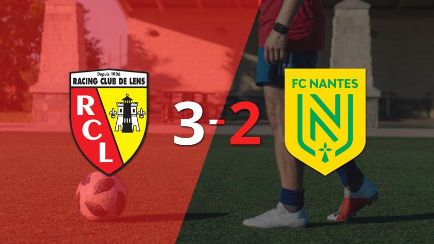 Emocionante partido termina con victoria de Lens 3-2 ante Nantes