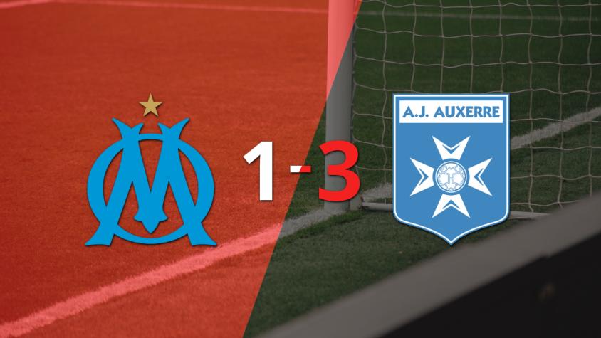 Auxerre conquista la victoria ante Olympique de Marsella con un contundente 3 a 1