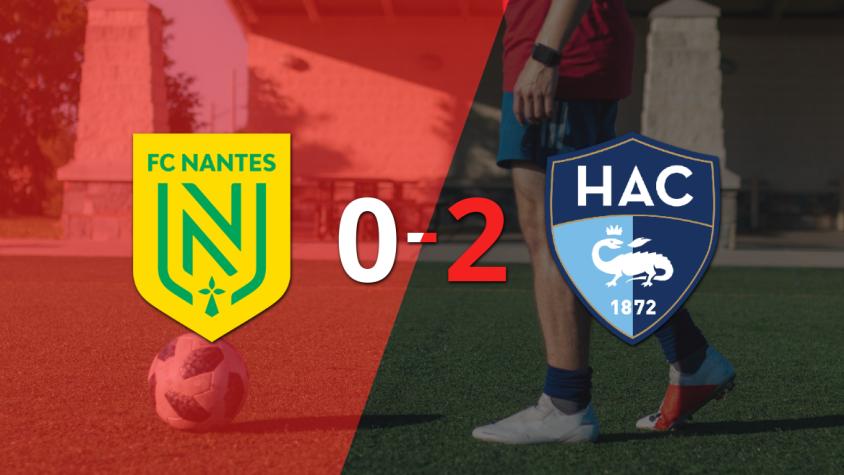 Nantes no pudo ante la contundencia de Le Havre AC y perdió por 2 a 0