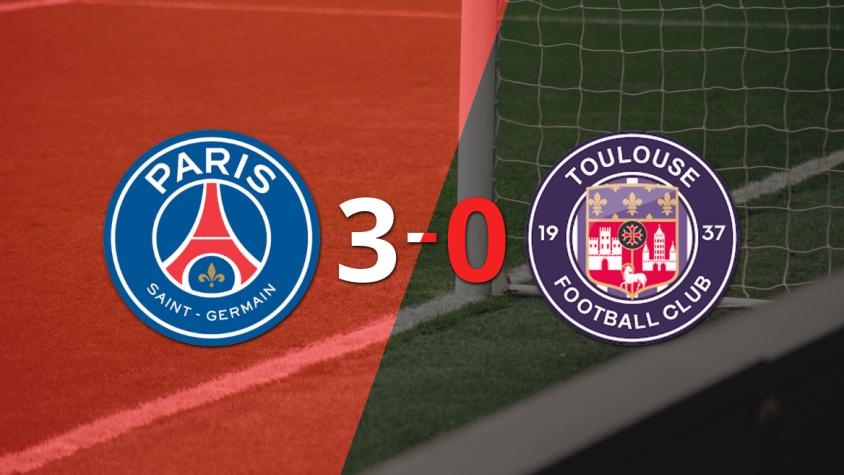 Tranquila victoria de PSG por 3 a 0 frente a Toulouse