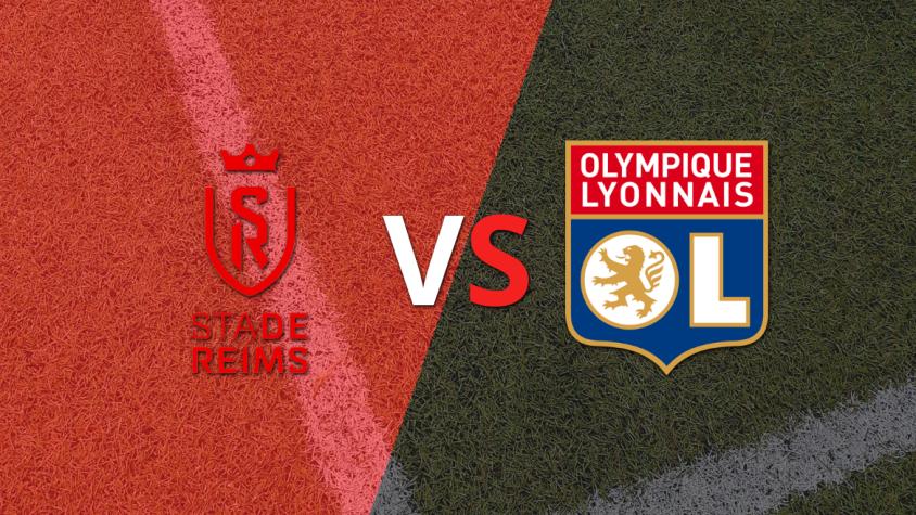 Stade de Reims y Olympique Lyon igualan en el estadio Auguste Delaune