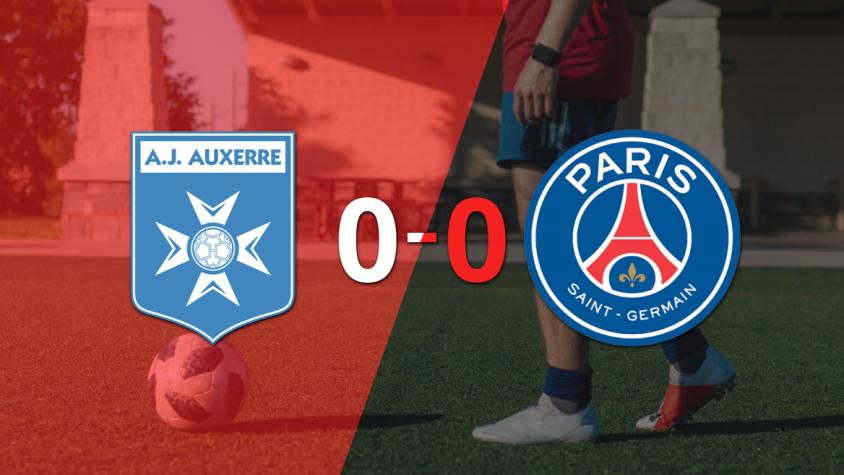 Auxerre y PSG terminaron sin goles