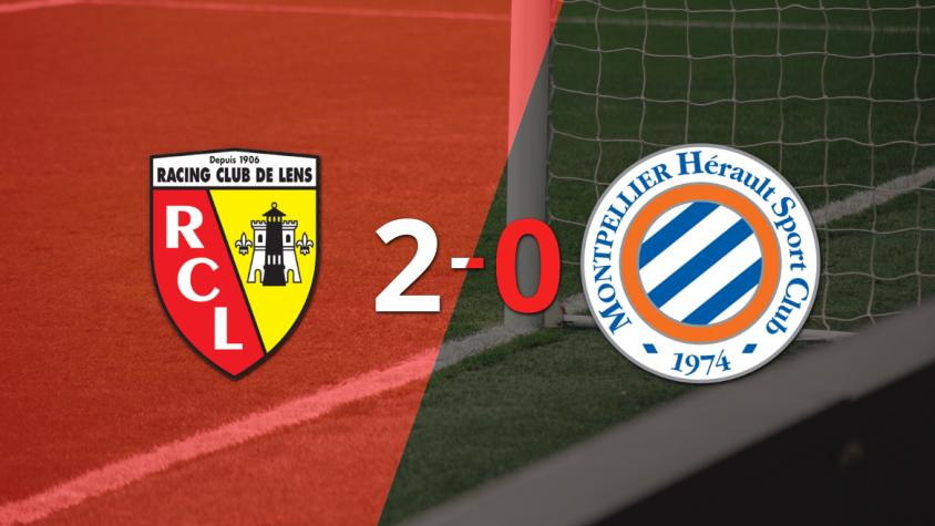 Lens le ganó como anfitrión a Montpellier por 2-0