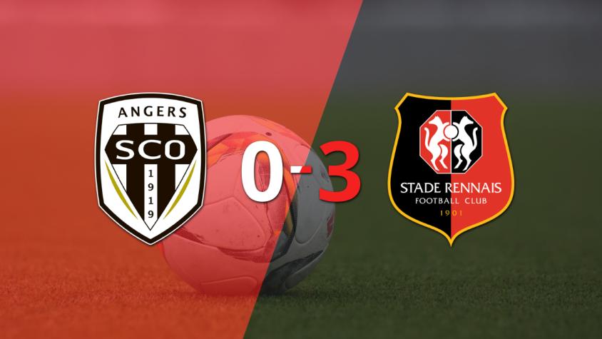 Goleada de Stade Rennes a Angers con doblete de Arnaud Kalimuendo incluído 