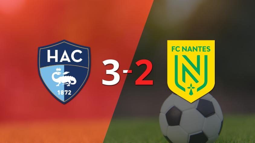 Con doblete de Abdoulaye Touré y un gol agónico, Le Havre AC derrotó a Nantes