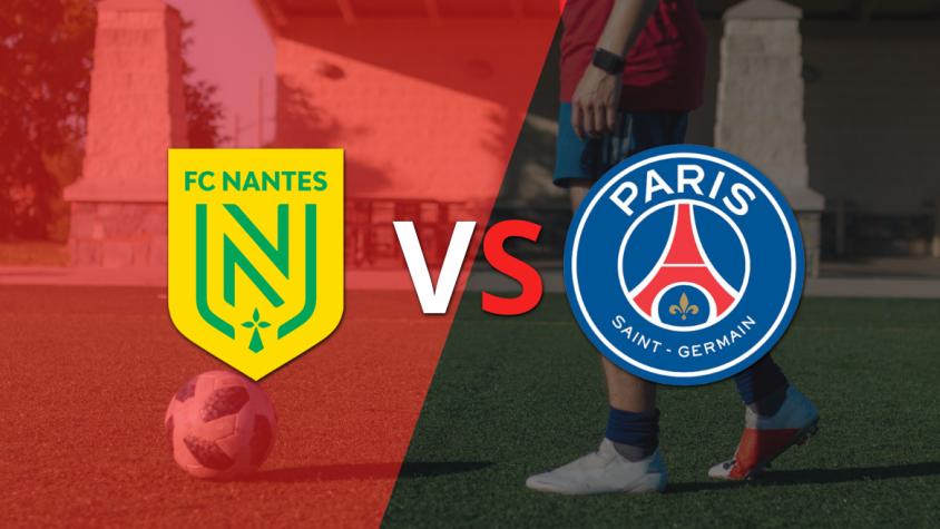Nantes y PSG empatan en el estadio el Stade de la Beaujoire