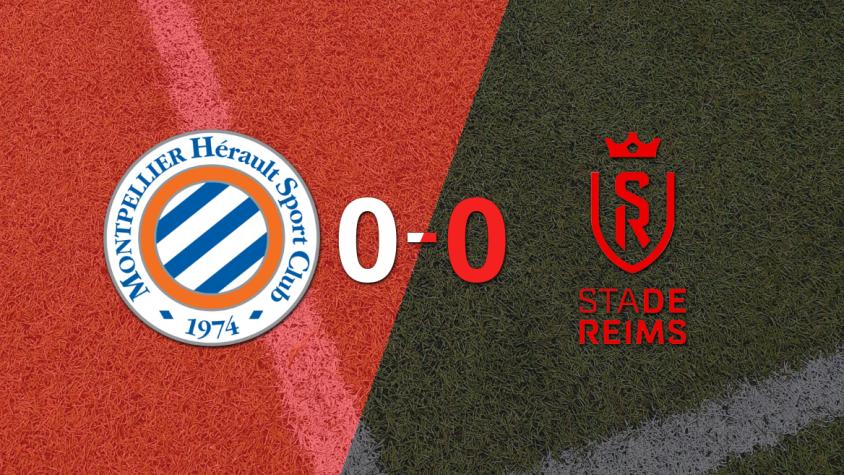 Montpellier y Stade de Reims no se hicieron daño y empataron sin goles