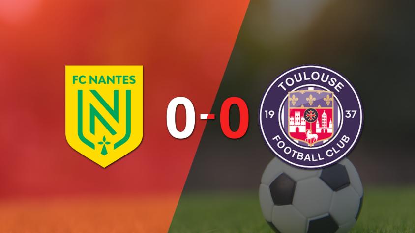 Nantes y Toulouse empataron sin goles