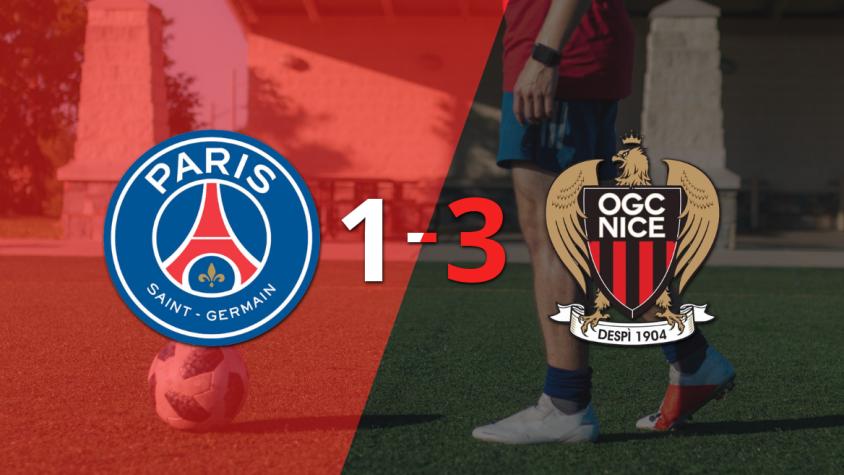 Morgan Sanson marca un doblete en la victoria 3-1 de Nice ante PSG