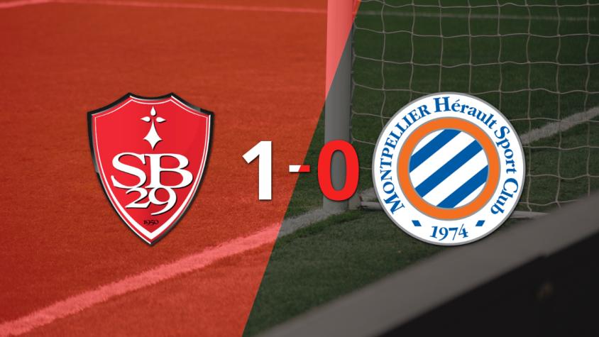 Con un solo gol, Stade Brestois derrotó a Montpellier en el estadio Stade Francis-Le Blé