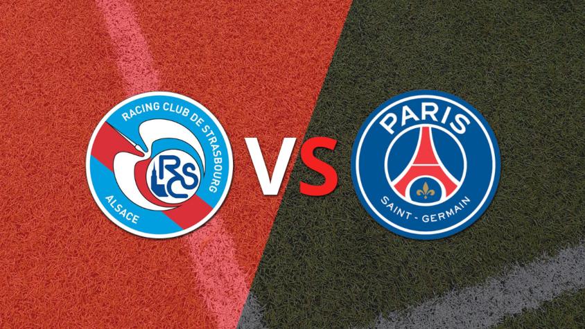 Inicia el partido entre RC Strasbourg y PSG