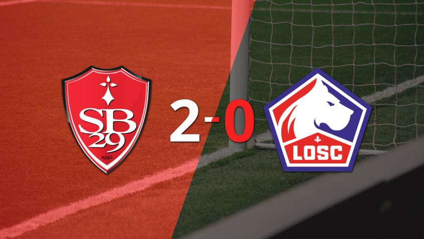 Stade Brestois le ganó como anfitrión a Lille por 2-0