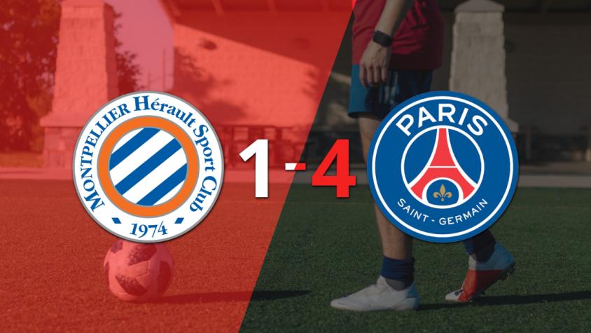 Triplete de Gonçalo Ramos ayuda en la goleada de PSG a Montpellier