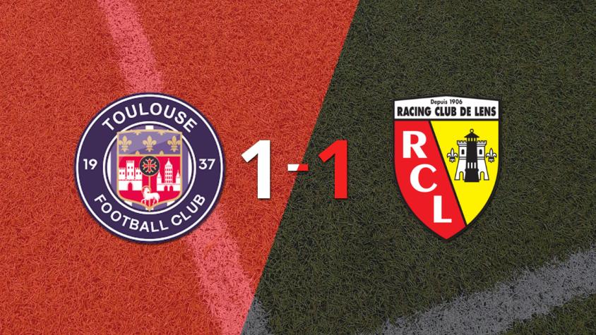 Toulouse no pudo en casa ante Lens y empataron 1-1