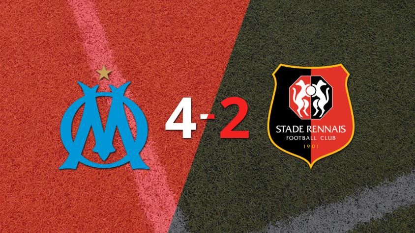 Mason Greenwood anota doblete en la victoria por 4 a 2 de Olympique de Marsella sobre Stade Rennes