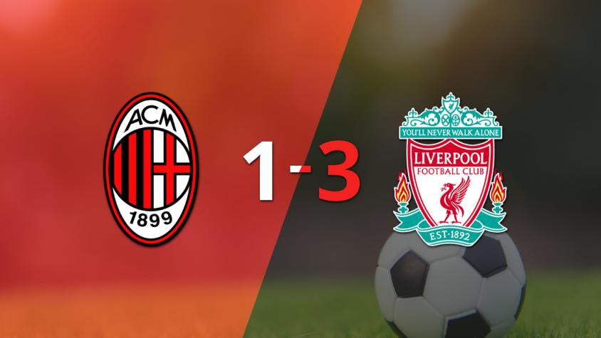 Liverpool se lo dio vuelta a Milan y le ganó 3 a 1