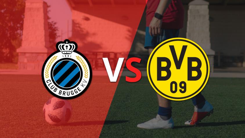 Borussia Dortmund se lleva la victoria parcial 2-0 sobre Club Brugge