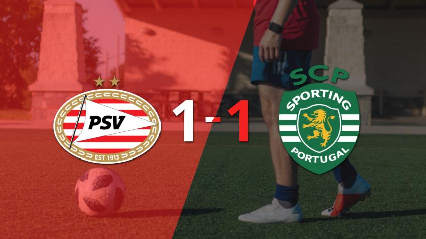 PSV y Sporting Lisboa se reparten los puntos y empatan 1-1