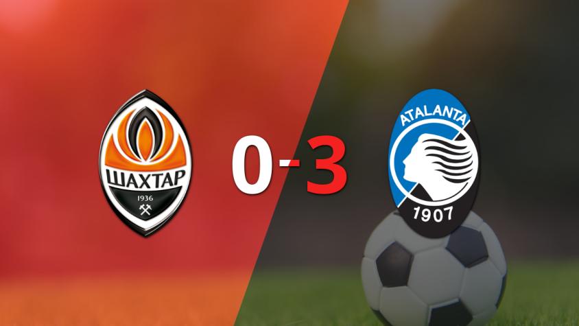 Una gran actuación de Atalanta le da la victoria por 3 a 0 ante Shakhtar Donetsk