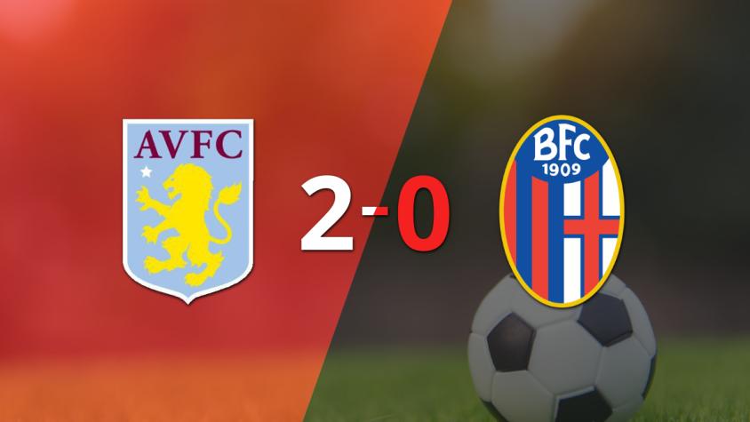 Aston Villa dominó a Bologna con un 2-0 en un partido electrizante