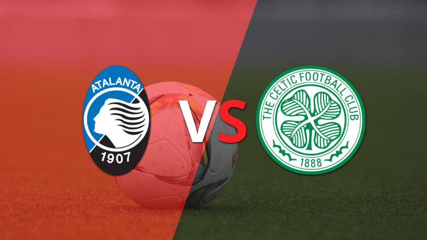 Atalanta y Celtic  empatan 0-0 y se van al entretiempo